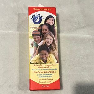 Pure Stride Kids Orthotics Youth Insoles One Pair Arch Heel Support